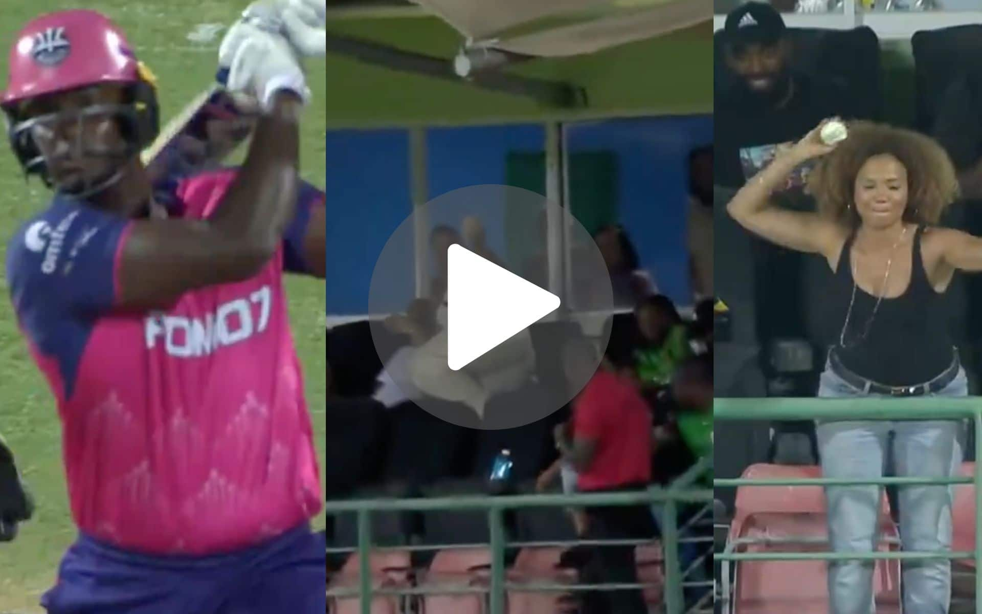 [Watch] Fans Run For Cover As Jason Holder's Six Storms Into The Stands Like A Tracer Bullet 